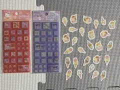 タイルシール(キティ、クロミ)、フレークシール(サーティーワン)セット売り