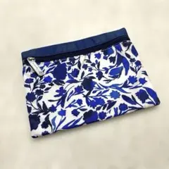 【新品未使用】LeSportsac レスポートサック フラットポーチ 花柄ブルー