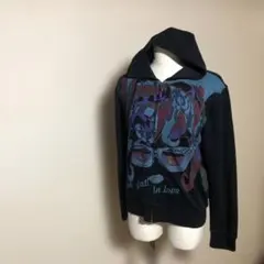 Clin & Clin ジップアップパーカー　派手　y2k 平成ギャル