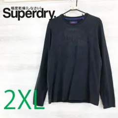 日本未発売 Superdry●スーパードライ＜エンボス加工 ロンT＞M0066cのサムネイル