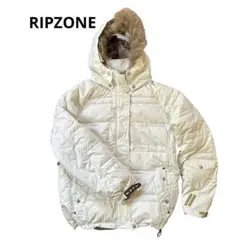 【美品】RIPZONE ダウン スノーボードウエア L多機能＆未使用 ファー