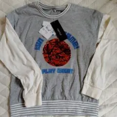 新品タグ付き　定価1738 rainui バスケ 長袖カットソー 130