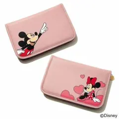 ★サマンサタバサ【ミッキー&ミニーデザイン 貴重品収納ポーチセット】
