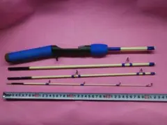 【リメイク カスタム】5ft　4ピース L グラス キャスティングパックロッド リメイク カスタム】5ft 4ピース L グラス キャスティングパックロッド
