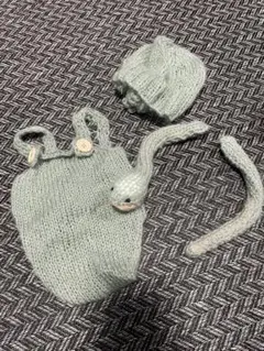 ヘビ年 ニットベビー服セット(干支)