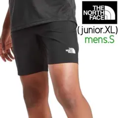 【海外限定】TNF ショートパンツ メンズ　ジュニア ブラック　170