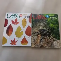 キンダーブック　しぜん 11 おちば しぜん 7 かぶとむし 2冊まとめて