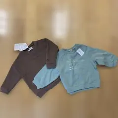 2枚セット　裏起毛トレーナー　タグ付き