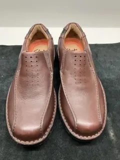 クラークス アンストラクチャード レザースリッポン Clarks 7 1/2G 