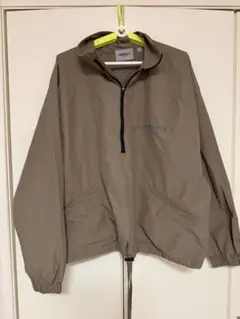 ESSENTIALS ベージュ ハーフジップジャケット S