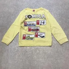 トミカ 車両プリント トレーナー イエロー