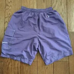 チャンピオン　Champion　ハーフパンツ　140　半ズボン　紫