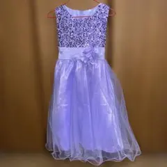キッズ フォーマルドレス パープル 130cm