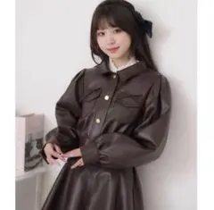 RETRO GIRL レザージャケット　セットアップ