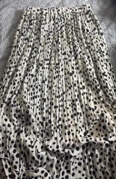 Seemi.byNICECLAUP ヒョウ柄プリーツロングスカート サイズF