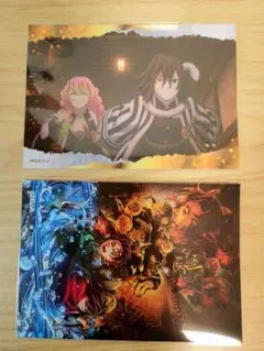 鬼滅の刃　無限城編　カルパス　BIGシール　おばみつ・キービジュアル　2枚