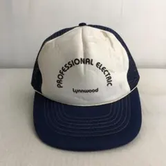【USA古着】PROFESSIONAL ELECTRIC メッシュキャップ 紺