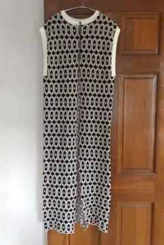 Attrayant 2wayニットロングベスト