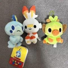 ポケモンドールズ ガラル メッソン ヒバニー サルノリ ぬいぐるみ