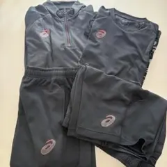【4点セット/美品】アシックス トレーニングウェア上下セット 2022年モデル