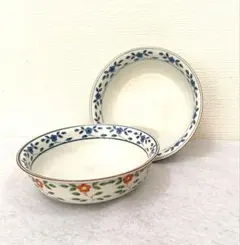 たち吉　和食器 中鉢 2個セット 花柄 盛り付け皿 レンジ可能　和洋中　中鉢