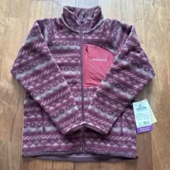 モンベル クリマプラス100 プリントジャケット フリース 130