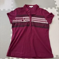 Calvin Klein golf ポロシャツ Lサイズ　パープル　レディースのサムネイル