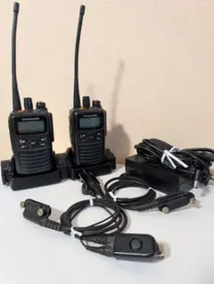 スタンダード デジタル簡易無線機 免許局 VXD450U 2台 イヤホンマイク付のサムネイル