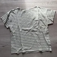 Samansa Mos2 半袖Tシャツ M ストライプ SM2 夏服 ボーダー