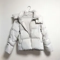 GU ウォームパデットブルゾン ナチュラル M