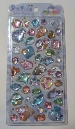 うるちゅるポップシール　 海の生き物