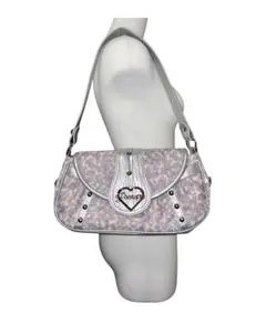 y2k ヒョウ柄ショルダーバッグ