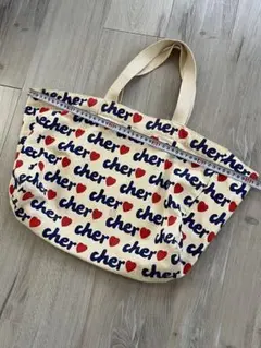 cher ハートロゴ エコバッグ　中のサムネイル