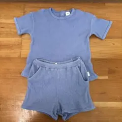 H&M 92cm ワッフル素材セットアップのサムネイル