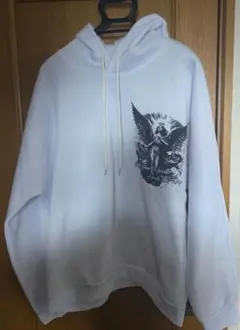ROMWE エンジェルグラフィック パーカー フーディー 裏起毛 XXL