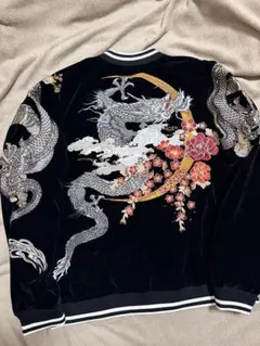 未使用 別珍 Skajan 狐 花 日本限定 スカジャン vintage 美品 SKJ-003 月と狐刺繍スカジャン - スカジャンのショッピングサイト