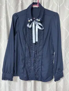 axes femme ブラウス バラ