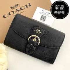 新品 正規品☆COACH コーチ 長財布 ブラック レザー 長財布 - メルカリ