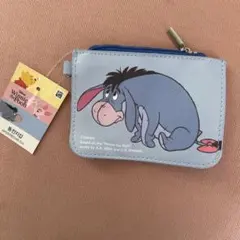 イーヨー ポーチ 青 合成皮革