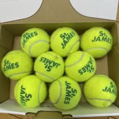 中古　 硬式テニス　テニスボール　セントジェームズ　9球 （11-⑥）
