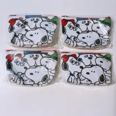 スヌーピー オラフ ベル スパイク ポーチ 4個セット