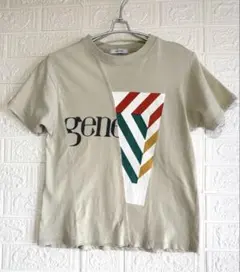 JEANASIS ジーナシス アシメ リメイク風 Tシャツ ベージュ フリーのサムネイル