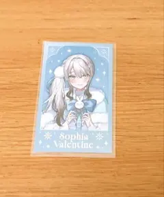 にじさんじ　クリスマス チェキ風カード　ソフィア・ヴァレンタイン　レア