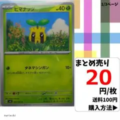 (残6) 1枚 ヒマナッツ 001 sv6 20円×枚
