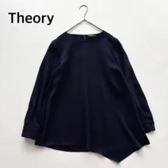 02074-3 theory ブラウス　アシンメトリー　トップス　シャツ