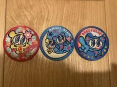 ナルミヤキャラクターズ　刺繍缶バッジ　エンジェルブルー