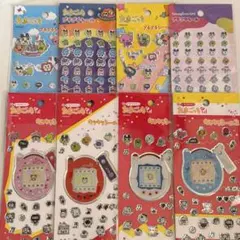 たまごっち キラキラシール2、プチプチシール8枚セット　セリア　seria