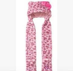 USJ ハローキティ　ヒョウ柄　マフラー