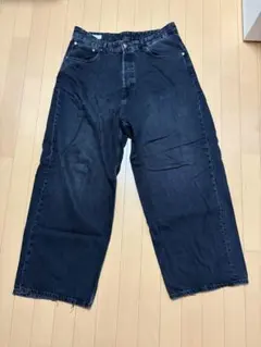 ZARA ダメージ加工バギーフィットデニムパンツ - メルカリ