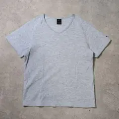 90s old nike サーマル ワッフル tシャツ　Mサイズ　刺繍ロゴ